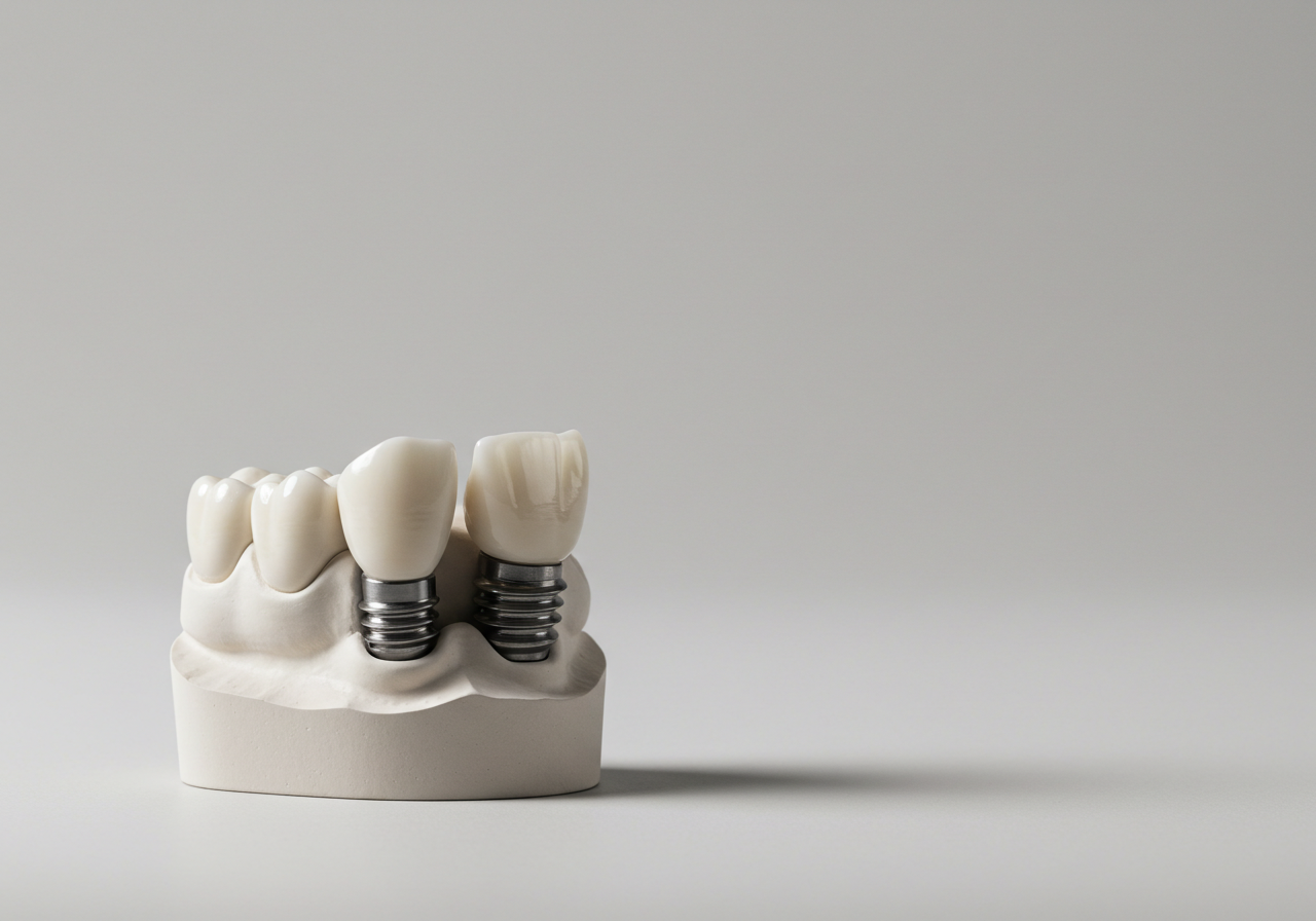 Modelo de implante dentário